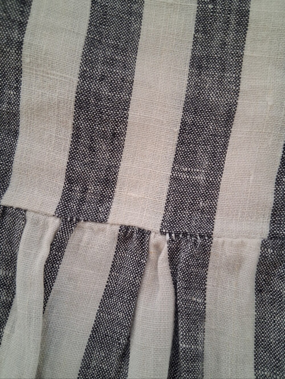 Pyne & Smith Linen Day Dress In Stripe - Picture 11 of 16
